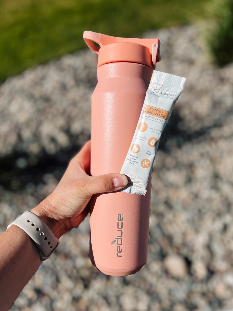 Water and electrolytes for after sun care