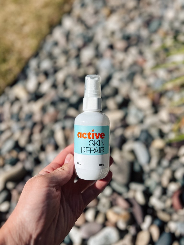 Active skin repair to help with sunburns 